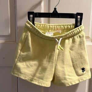 Zara Muted Lime Little Girl’s Shorts